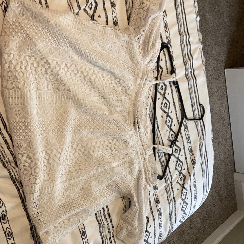 White lace blouse